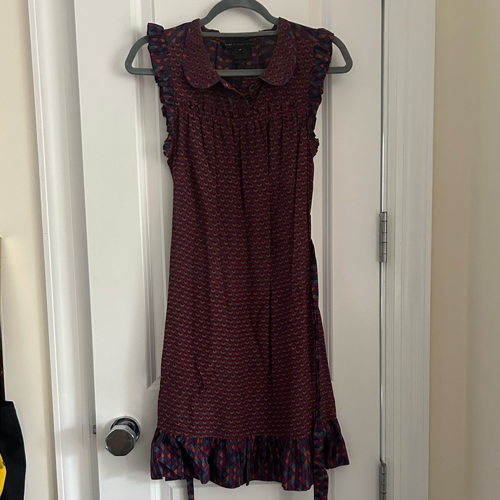 Marc by Marc Jacobs Sleeveless Dress in Burgundy